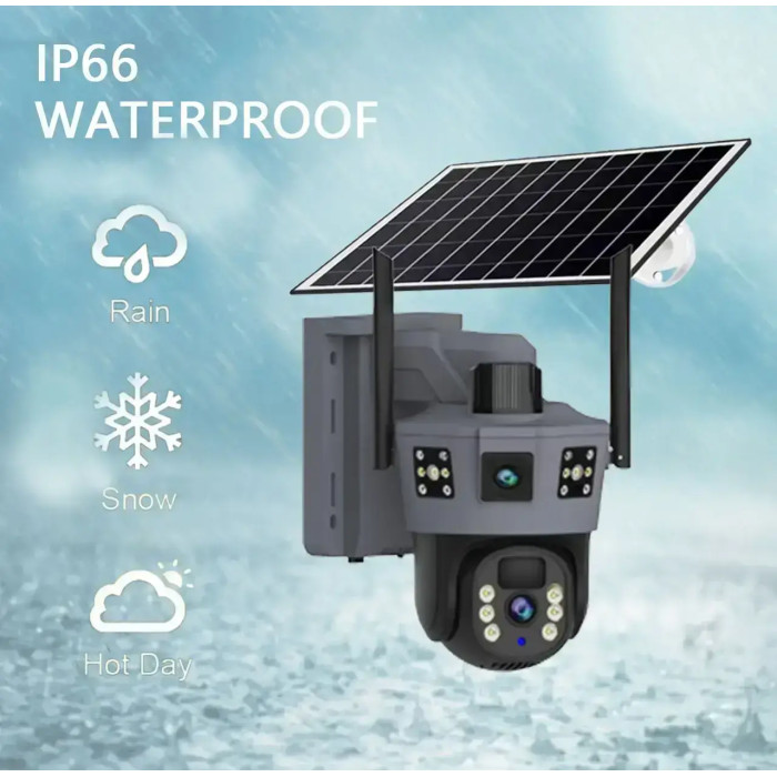 Камера відеоспостереження tp18 wifi Solar ptz 6MP v380pro