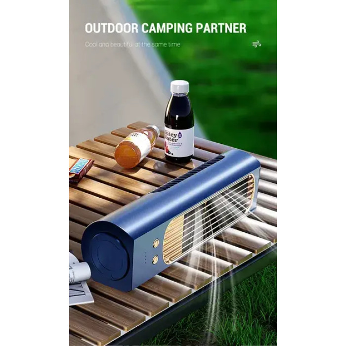 Настільний вентилятор мінікондиціонер з акумулятором Vertical hair dryer AND LY-624