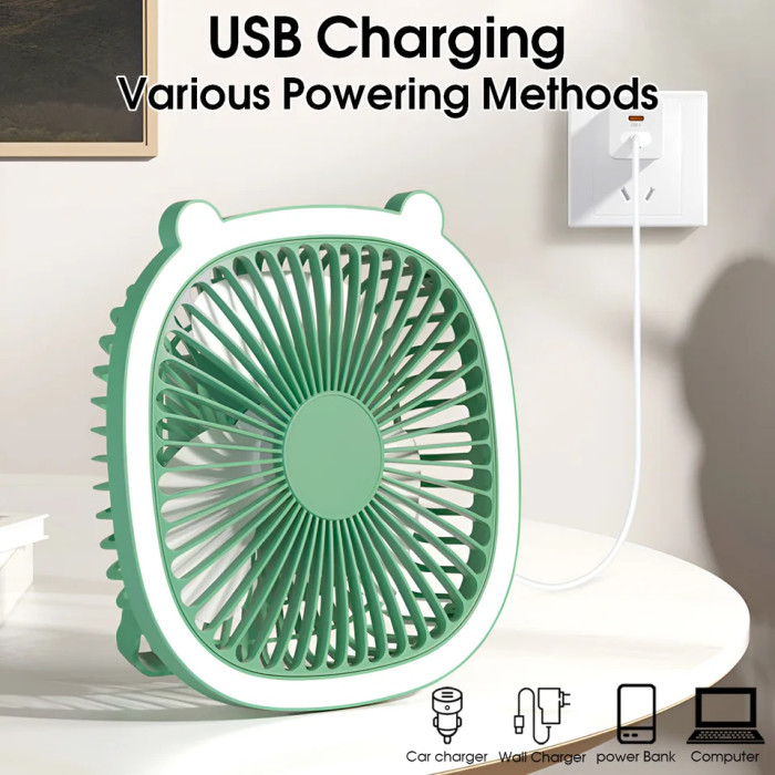Портативний вентилятор із підсвіткою RD-2228