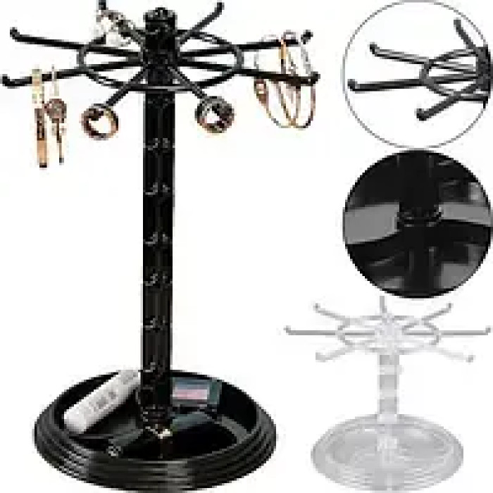 Обертова підставка для браслетів, підвісок, кілець, ключів, дрібниць AND944