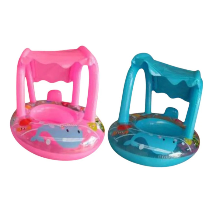 Надувний круг "Кит" SW-2, SW-3, синій, рожевий 70 см