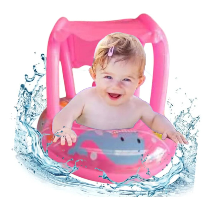 Надувний круг "Кит" SW-2, SW-3, синій, рожевий 70 см