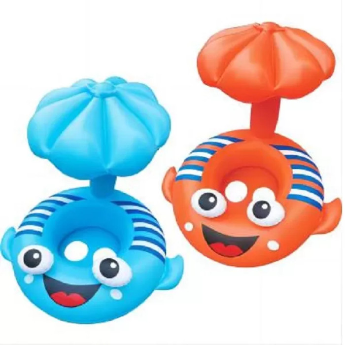 Надувний круг "Скат" SW-4, SW-5, блакитний, жовтогарячий 70 см