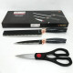 Набір кухонних ножів Rainberg RB-8803 3 в 1 з неіржавкої сталі з керамічним покриттям