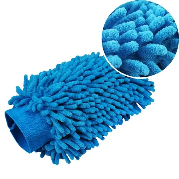 Рукавичка з мікрофібри для миття та прибирання автомобіля (Велика)