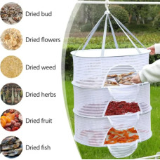 Сітка для сушіння риби, грибів, овочів і фруктів триярусна Овальна (MK-4) 40*60