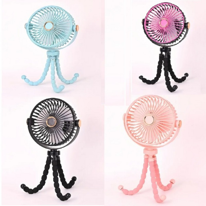 Вентилятор акумуляторний з ніжками, що гнуться (MK-33)