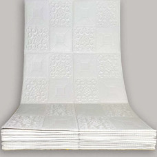 Самоклейні вінілові шпалери Білі 5 м (MK-47)