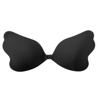 Силиконовый невидимый бюстгальтер Fly Bra черный цвет, размер A,B,C,D