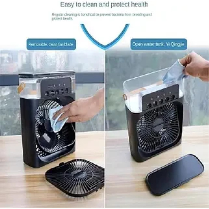 Кондиціонер настільний зволожувач Air Cooler Fan 4в1 USB