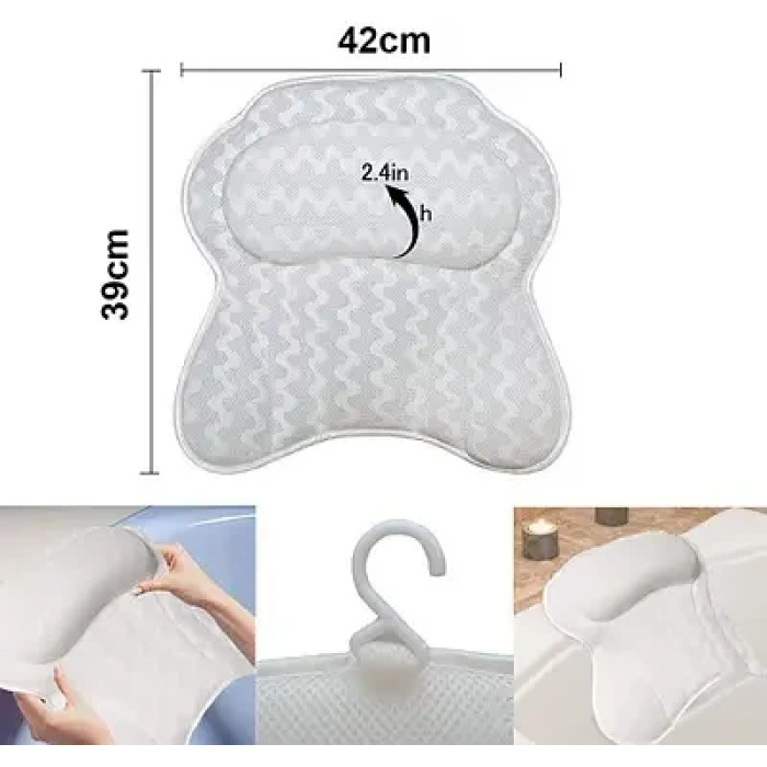 Подушка для ванної на присосках Bathtub pillow 106