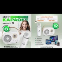 Детская караоке колонка с микрофоном Bluetooth AND 237