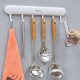 Настенная клейкая вешалка с крючками Towel hook LY-839