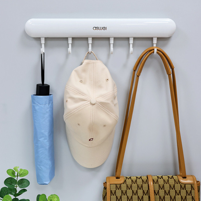 Настенная клейкая вешалка с крючками Towel hook LY-839