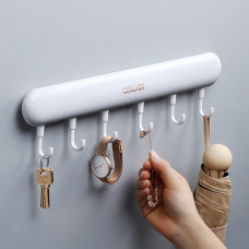 Настенная клейкая вешалка с крючками Towel hook LY-839