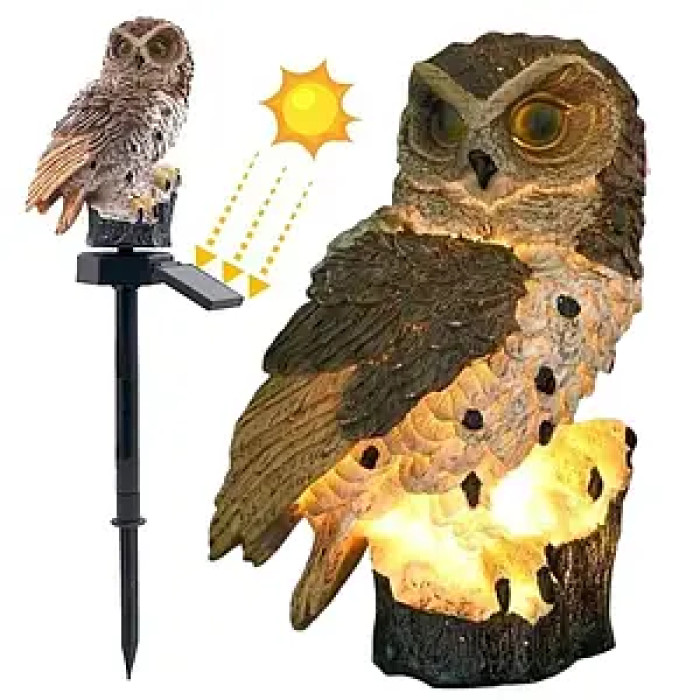 Уличный садовый светильник на солнечной батарее Сова AND SF-31