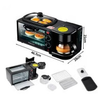 Мини-печь 3в1 MAXTOP XY-206, 4800w (кофемашина + духовка + гриль)