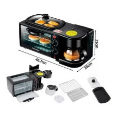 Мини-печь 3в1 MAXTOP XY-206, 4800w (кофемашина + духовка + гриль)