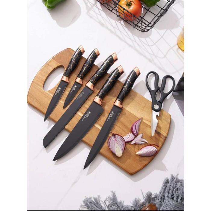 Набір ножів із неіржавкої сталі Evdrtverh, 7 шт.