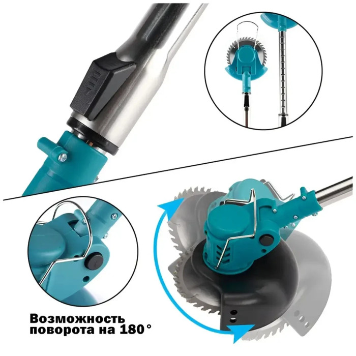 Електрична газонокосарка 2 акумулятори 48 в, 2000 мА · чLawn mower AND LY-742