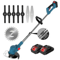 Електрична газонокосарка 2 акумулятори 48 в, 2000 мА · чLawn mower AND LY-742