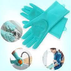 Силіконові рукавички зі щетинками BOS-12