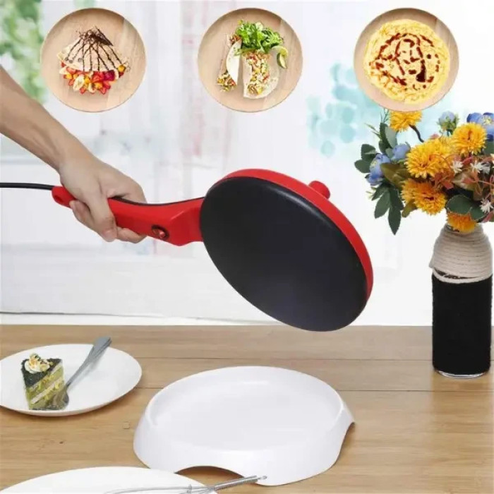 Електрична сковорода для млинців з антипригарним покриттям Patelnya, 7 дюймів