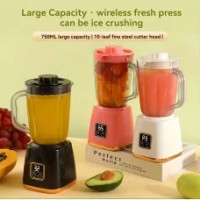 Портативний бездротовий блендер для фруктів, чашка для соку, 750 мл USB AND XL-1426