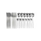 Столовые приборы нержавеющая сталь, 24 шт knife and fork AND 5326