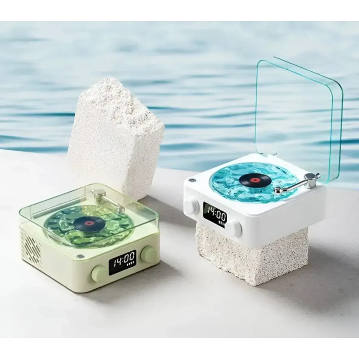 Нічник Vinyl Waves Player у стилі ретро-програвача