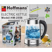 Электрочайник Hoffmans стекло 2.2L 2000W HM-2556
