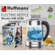 Электрочайник Hoffmans стекло 2.2L 2000W HM-2556