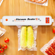 Кухонний вакуумний пакувальник харчових продуктів Vacuum Sealer Білий