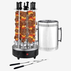 Вертикальна електрошашличниця на 6 шампурів