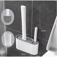 Туалетный ершик с гнущейся силиконовой щеткой  2в1 AND HA-179