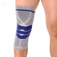 Бандаж на колено серый KNEE SUPPORT AA-18 AND XL-1061