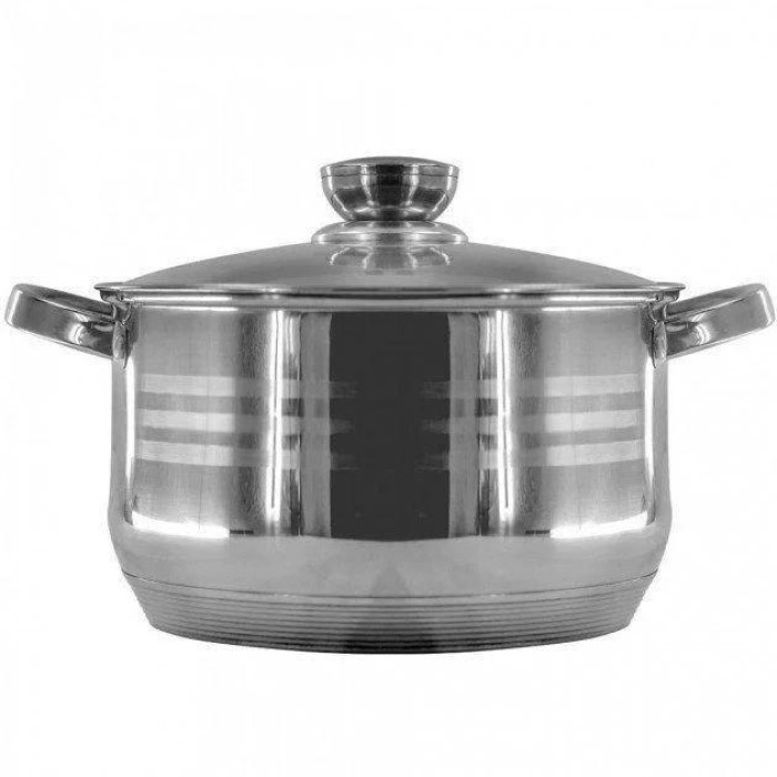 Набір каструль із неіржавкої сталі з кришками Rainberg RB-604