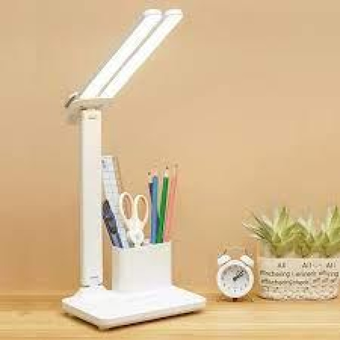 Лампа настільна сенсорна акумуляторна подвійна K538 5W від USB