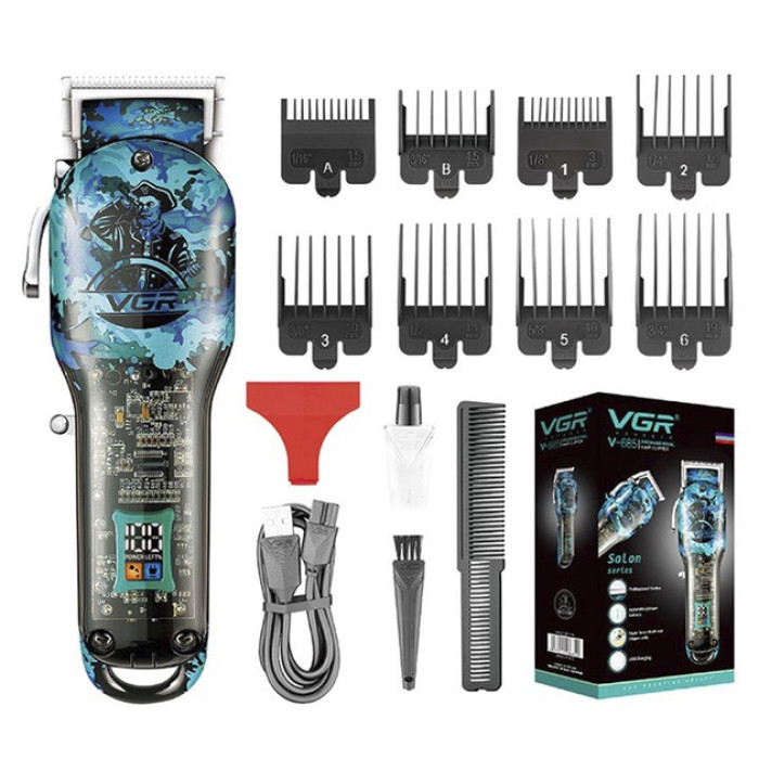 Акумуляторна машинка для стриження волосся VGR V-685