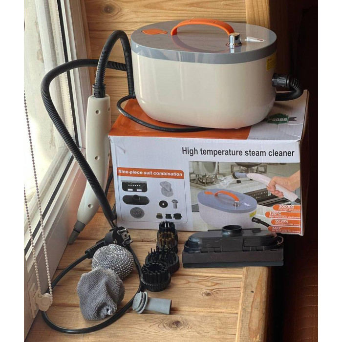 Пароочисник з насадками багатофункціональний LY-878 (2500 Вт)