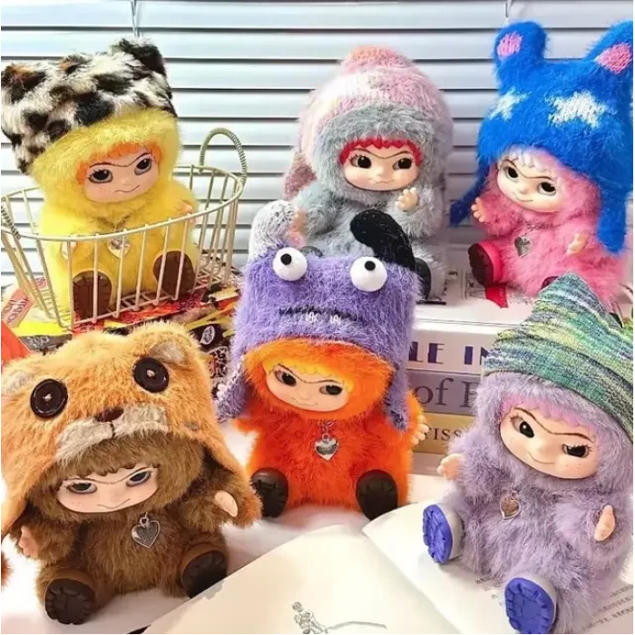 Іграшка Сюрприз Вакуку пухнаста лялечка брелок Wakuku Kawaii в коробці 18 см