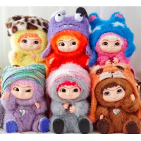 Игрушка Сюрприз Вакуку пушистая куколка брелок Wakuku Kawaii в коробке 18см