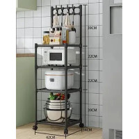 Етажерка на 4 полиць підлогова AND XL-1379