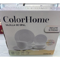 Набор посуды 12 предметов Color Home мкс504