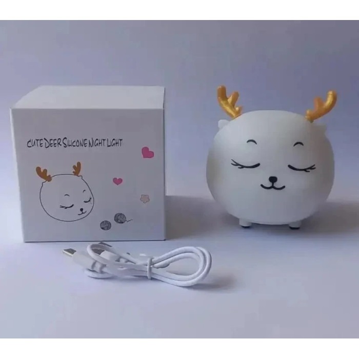 Нічник у формі оленя із сенсорним датчиком