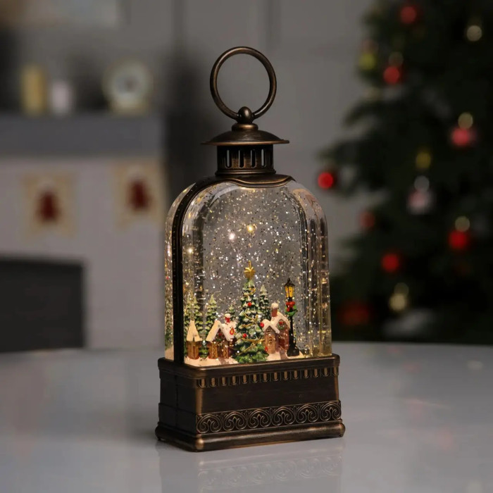 XMAS Новорічний нічник вінтажний ліхтар WDL-23013E