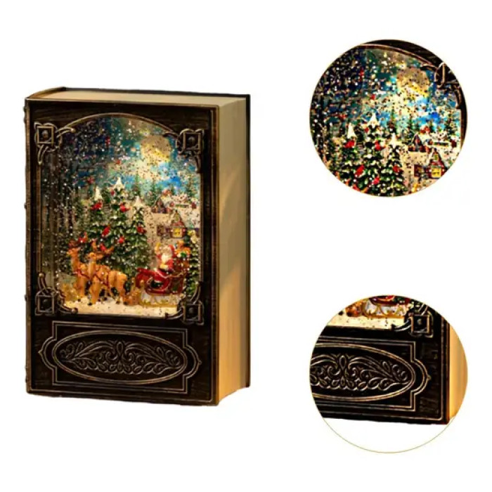 XMAS Новогодний ночник книга WDL-24023A