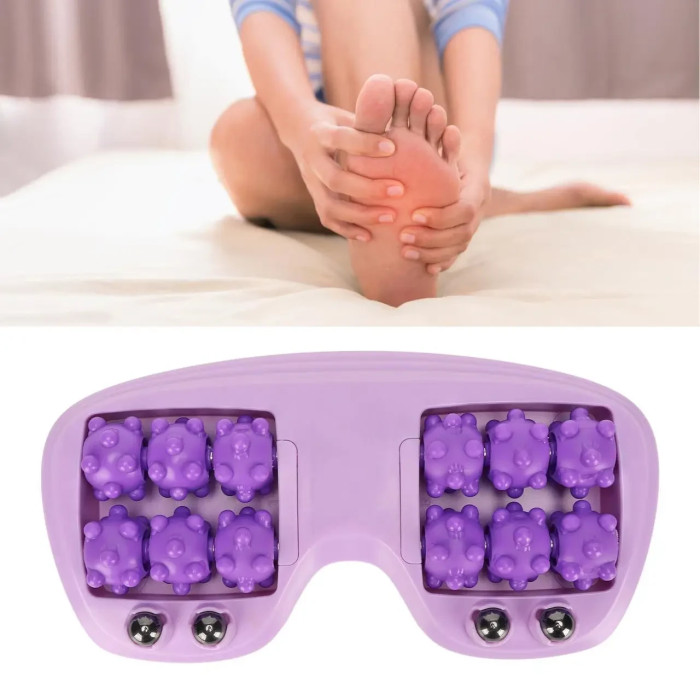 Портативний роликовий масажер для ніг із магнітними кульками Cat Claw Style Foot Massager