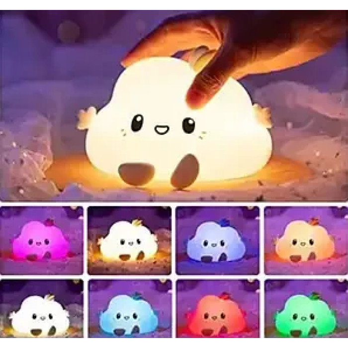 Акумуляторний силіконовий нічник Хмара