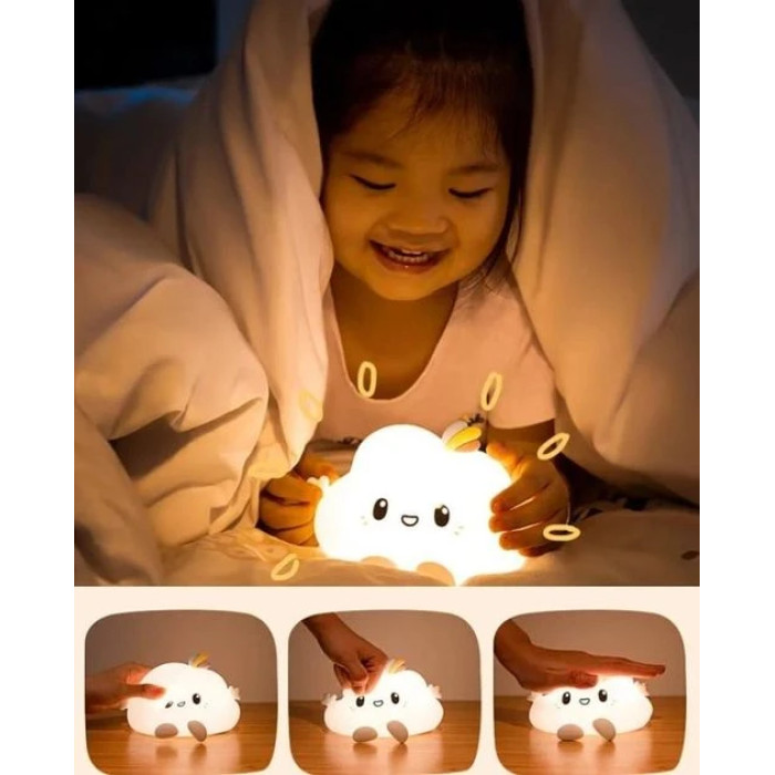 Акумуляторний силіконовий нічник Хмара